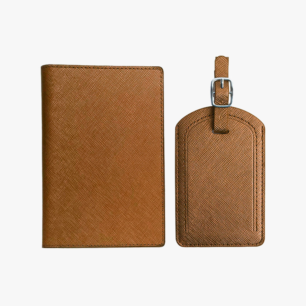 Passport Holder Cover with Luggage Tag