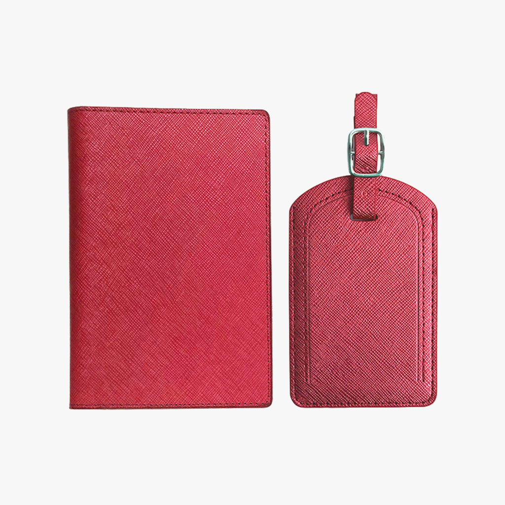 Passport Holder Cover with Luggage Tag